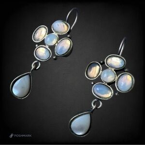 💖 Vintage Chameleon Opalescent Drop Earrings 💖